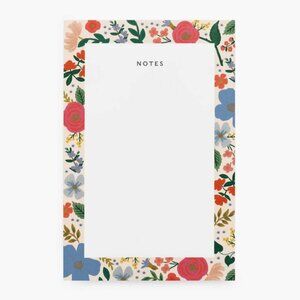 Rifle Paper Co. Wild Rose Blank Notepad